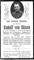 Leutnant Bünau, Rudolf von